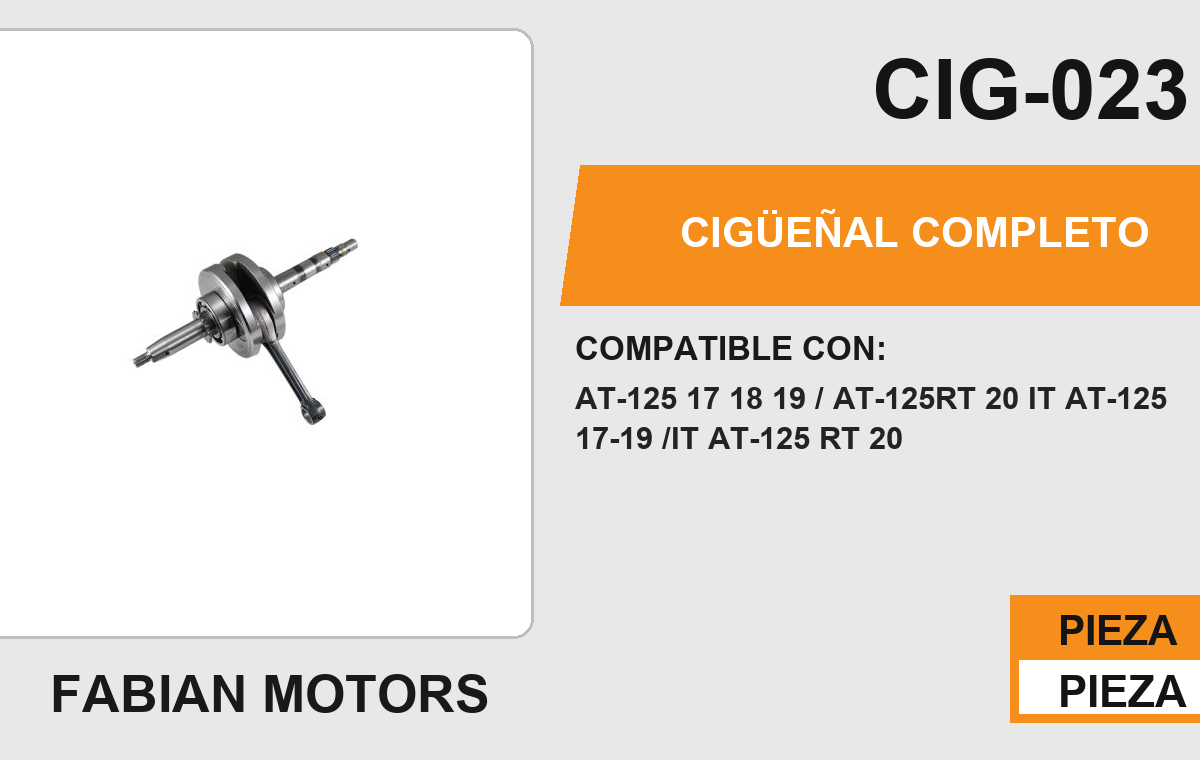 CIGÜEÑAL COMPLETO