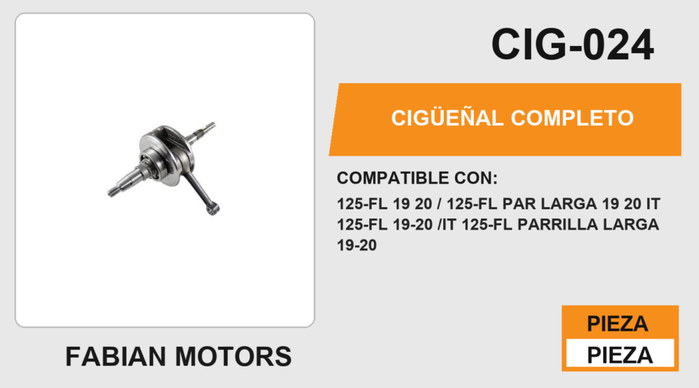 CIGÜEÑAL COMPLETO
