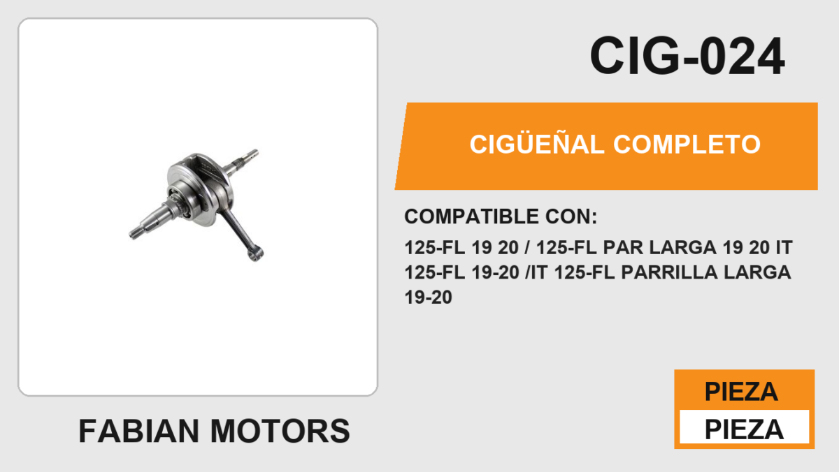 CIGÜEÑAL COMPLETO