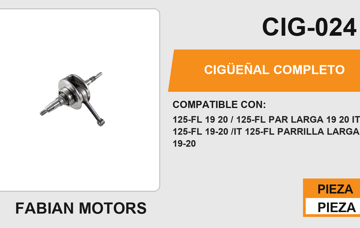CIGÜEÑAL COMPLETO