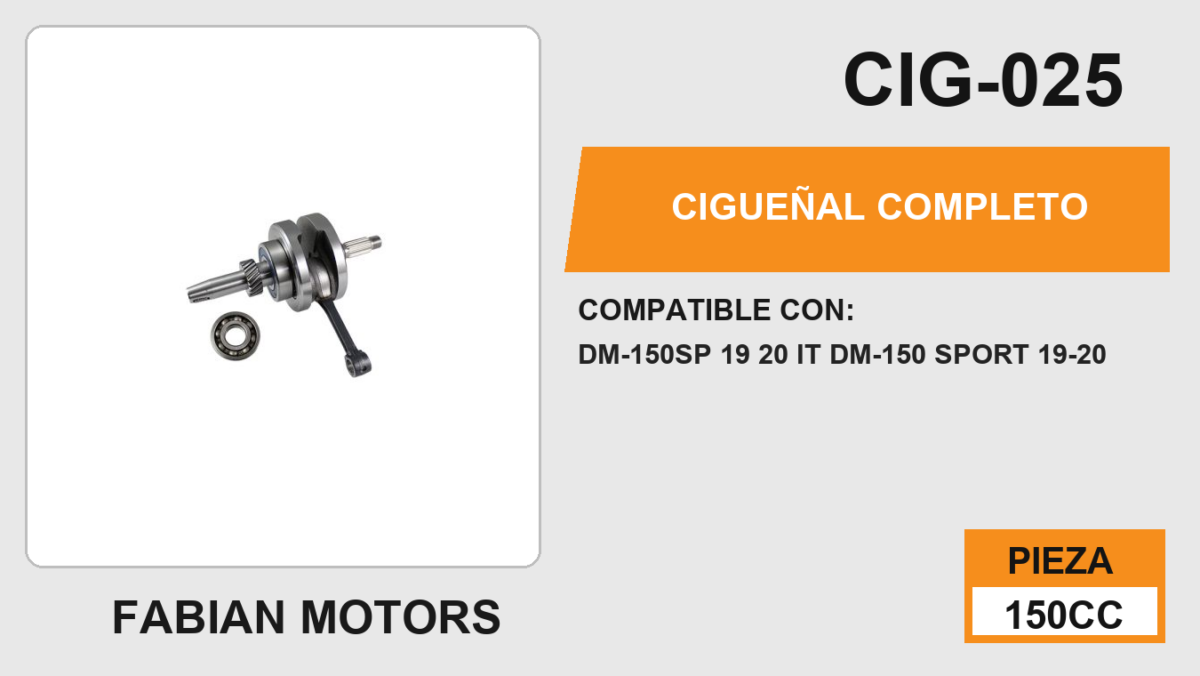 CIGÜEÑAL COMPLETO