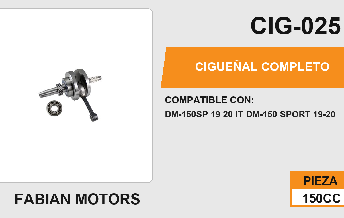 CIGÜEÑAL COMPLETO