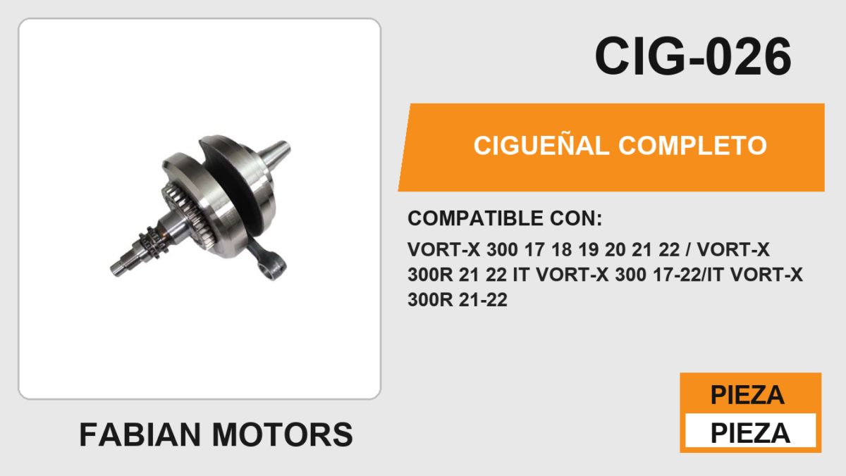 CIGÜEÑAL COMPLETO