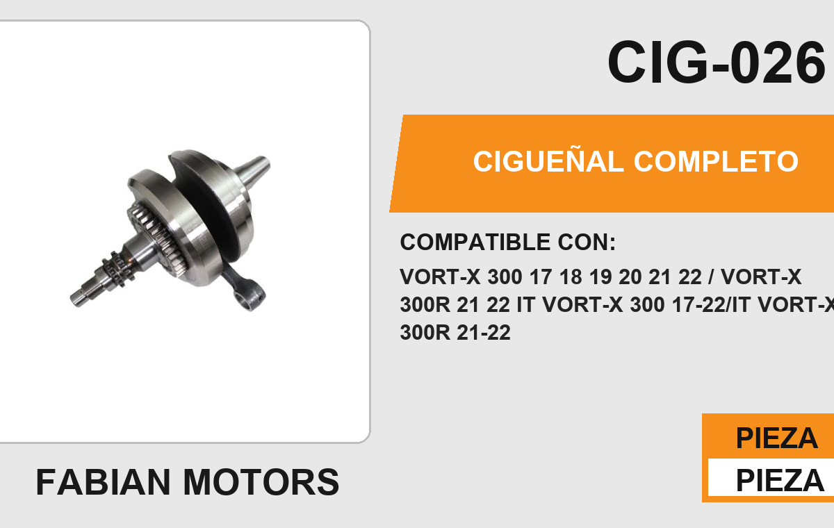 CIGÜEÑAL COMPLETO