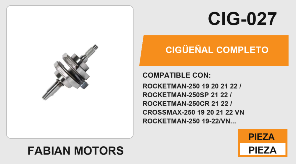 CIGÜEÑAL COMPLETO