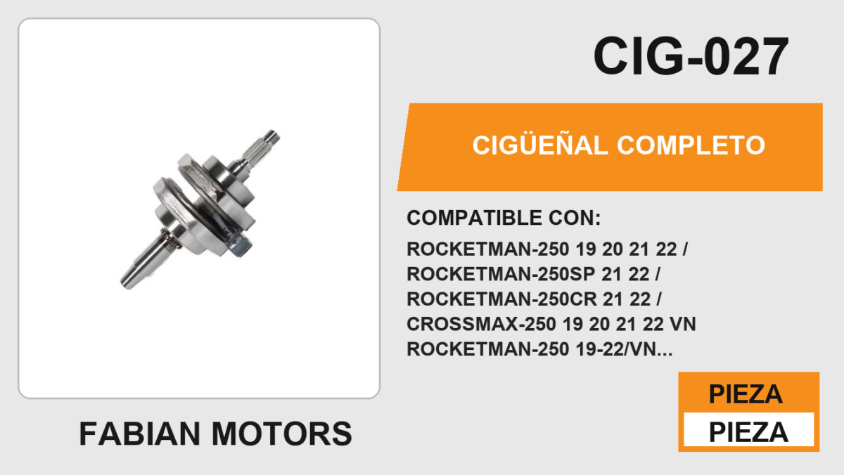 CIGÜEÑAL COMPLETO