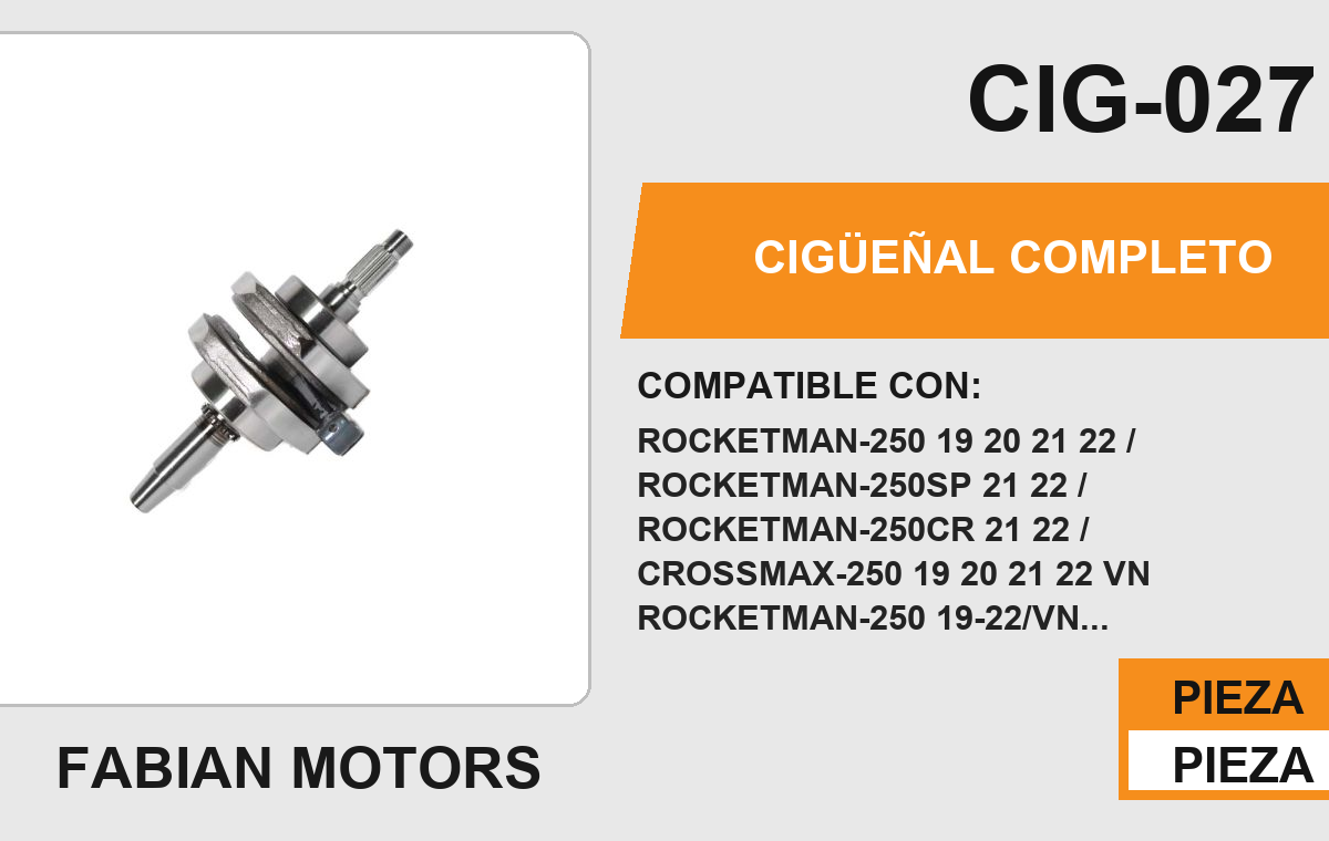 CIGÜEÑAL COMPLETO