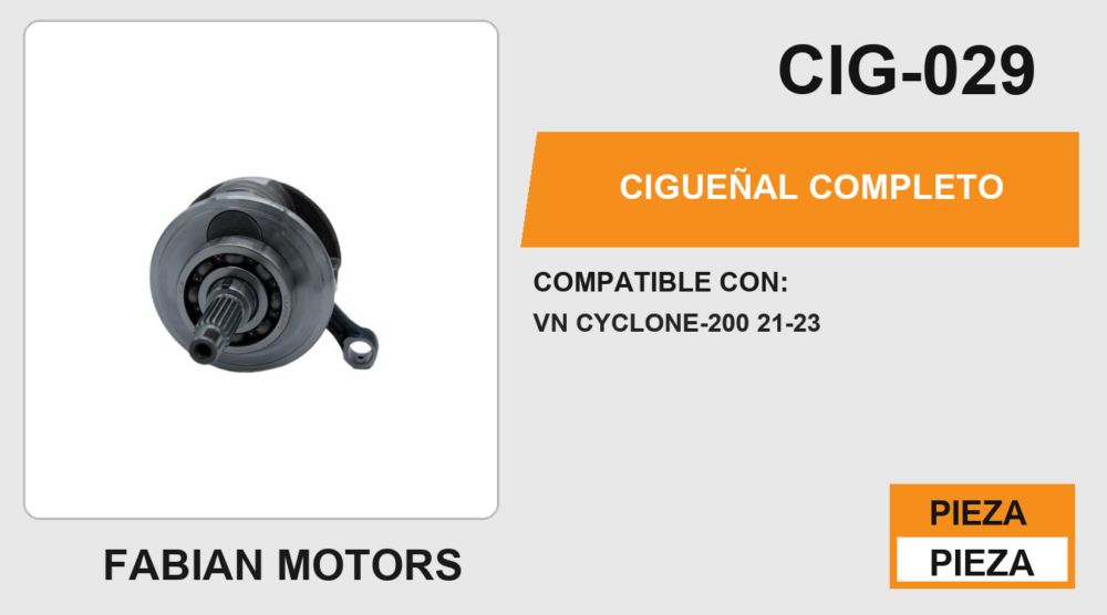 CIGÜEÑAL COMPLETO