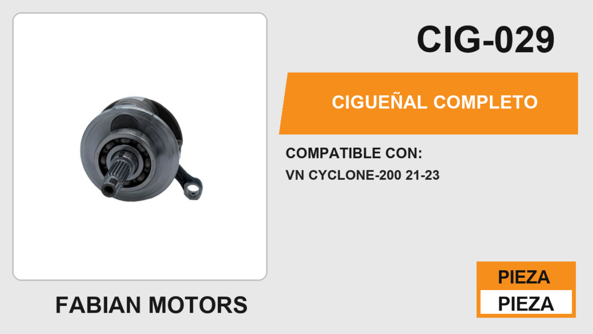 CIGÜEÑAL COMPLETO