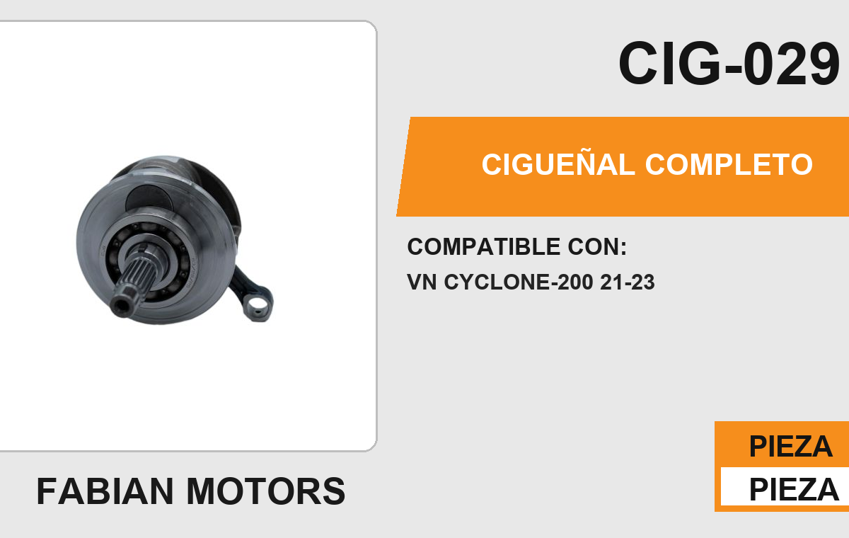 CIGÜEÑAL COMPLETO