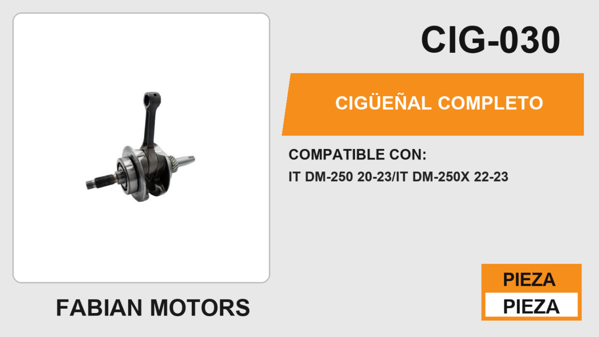 CIGÜEÑAL COMPLETO