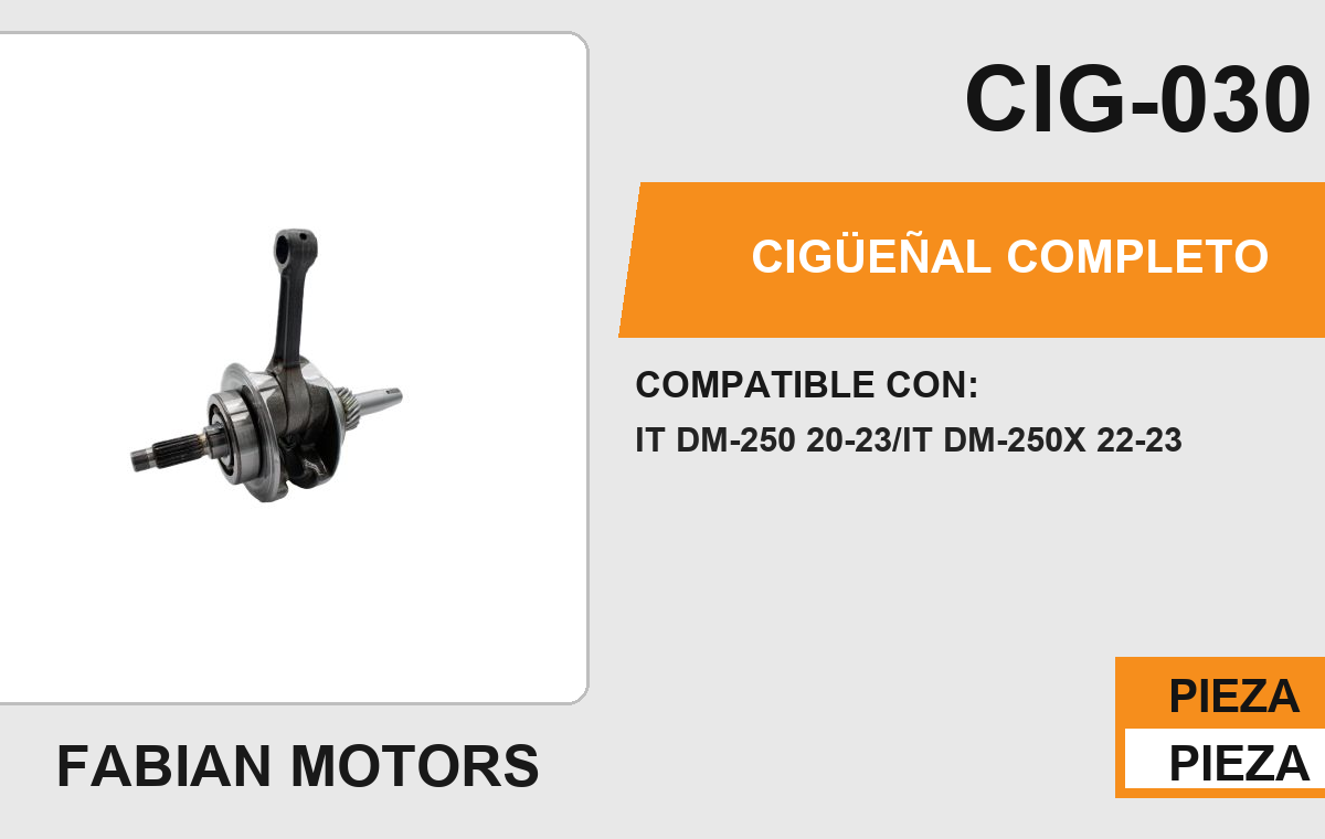 CIGÜEÑAL COMPLETO