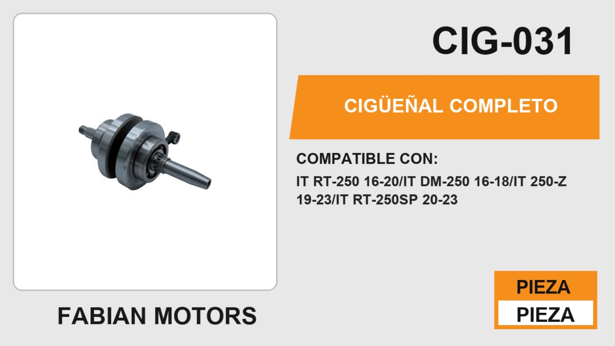 CIGÜEÑAL COMPLETO