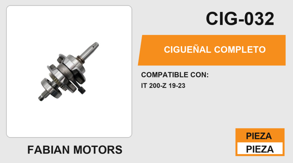 CIGÜEÑAL COMPLETO