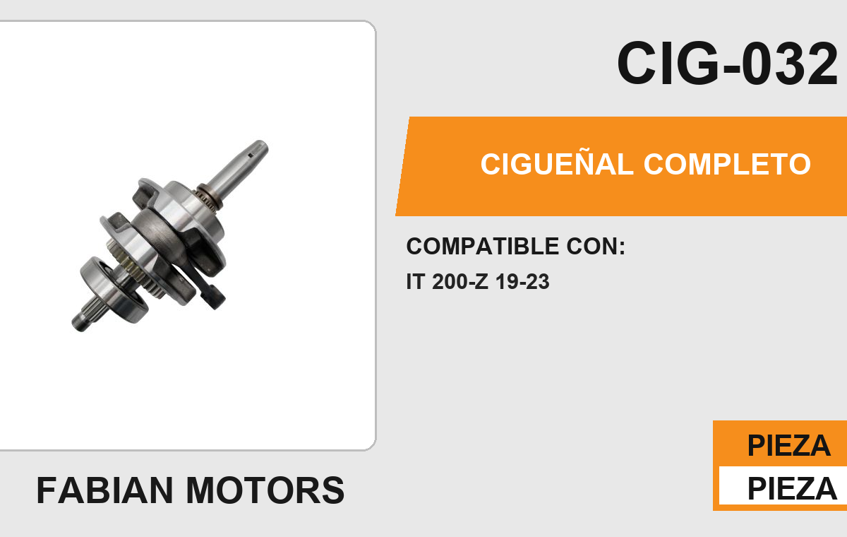 CIGÜEÑAL COMPLETO