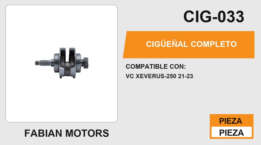 CIGÜEÑAL COMPLETO