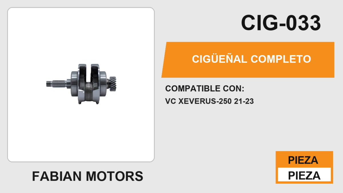 CIGÜEÑAL COMPLETO