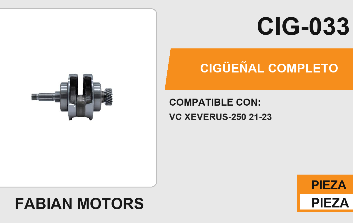 CIGÜEÑAL COMPLETO