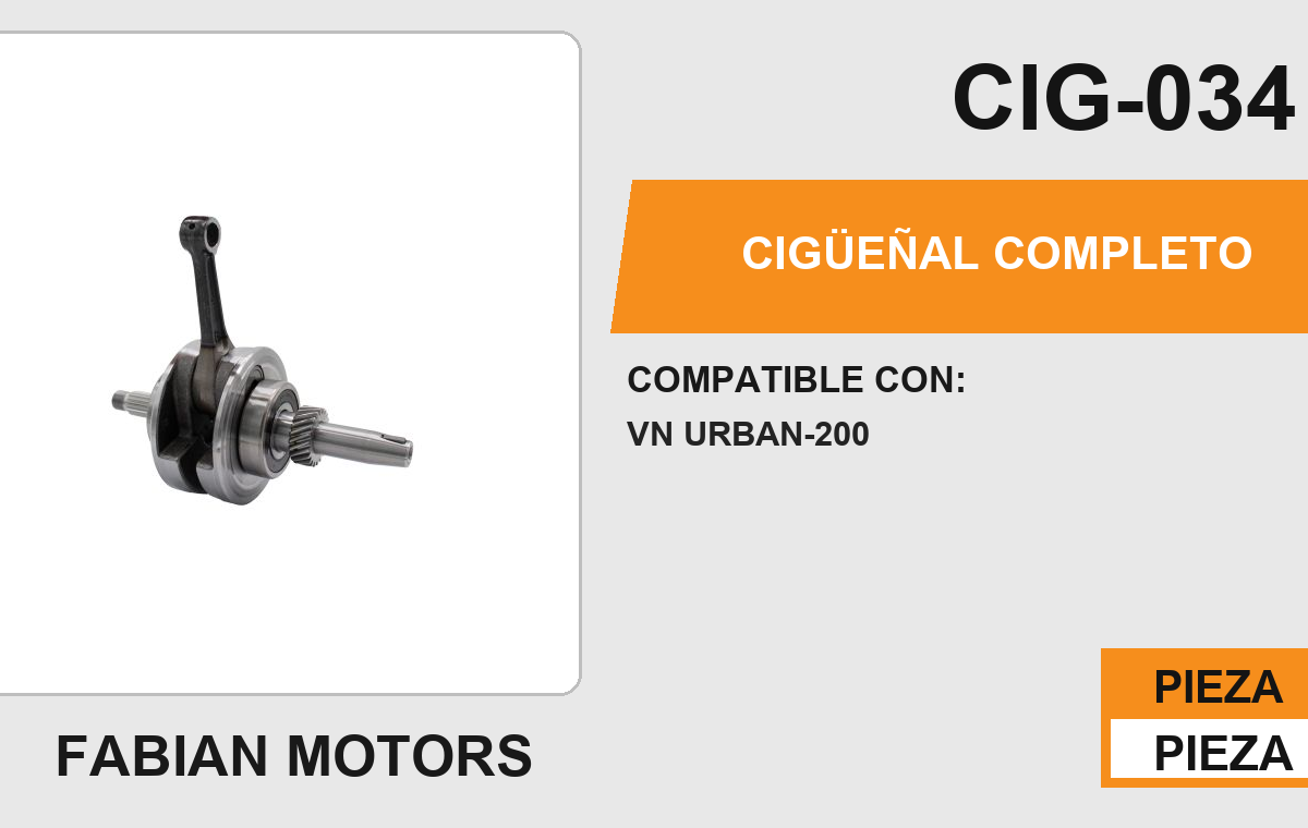 CIGÜEÑAL COMPLETO