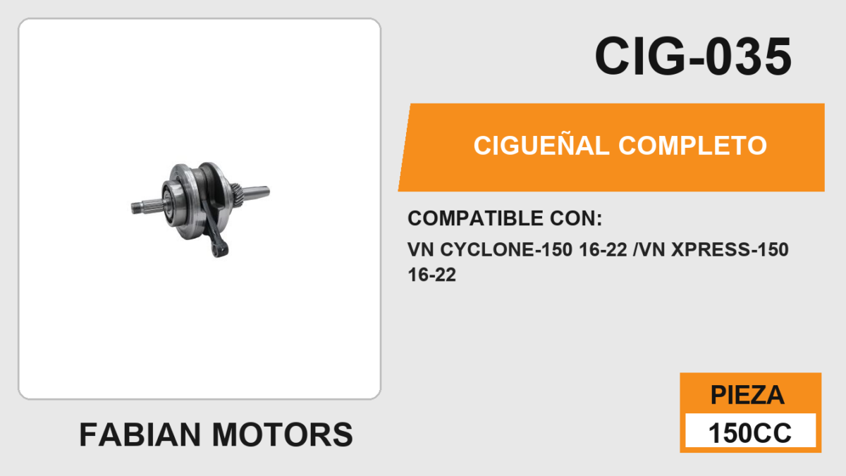 CIGÜEÑAL COMPLETO