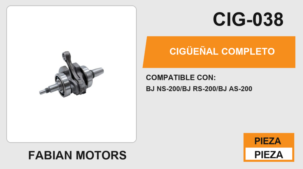 CIGÜEÑAL COMPLETO