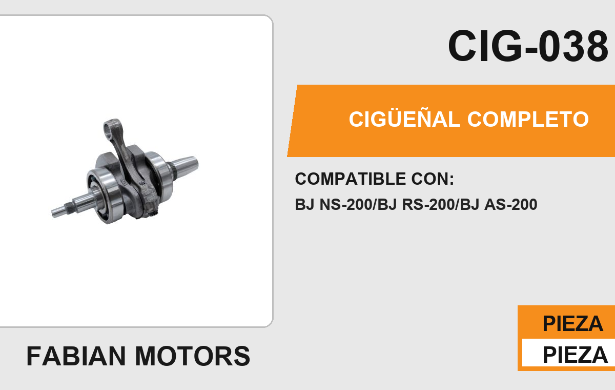 CIGÜEÑAL COMPLETO
