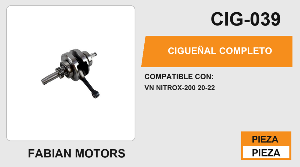 CIGÜEÑAL COMPLETO