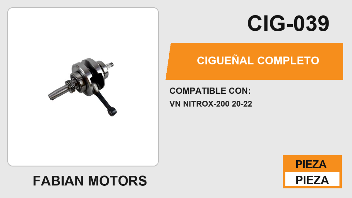 CIGÜEÑAL COMPLETO