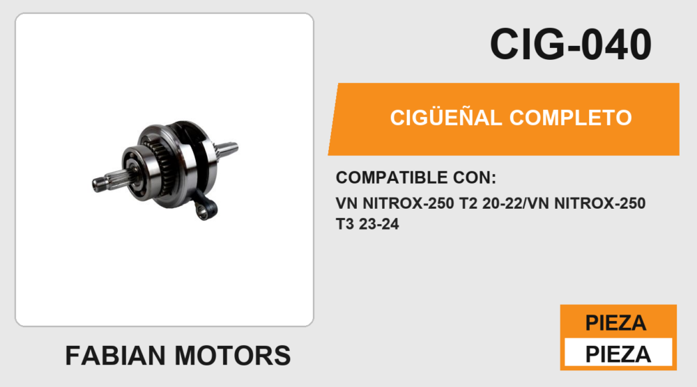 CIGÜEÑAL COMPLETO