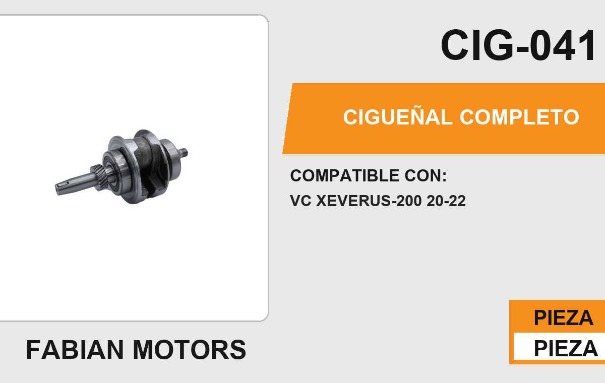 CIGÜEÑAL COMPLETO