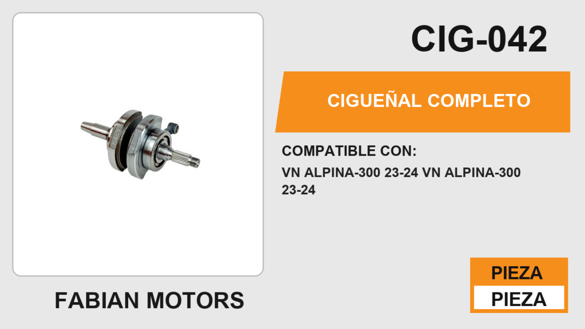 CIGÜEÑAL COMPLETO