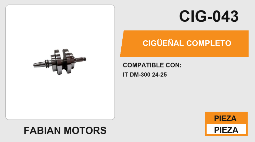 CIGÜEÑAL COMPLETO