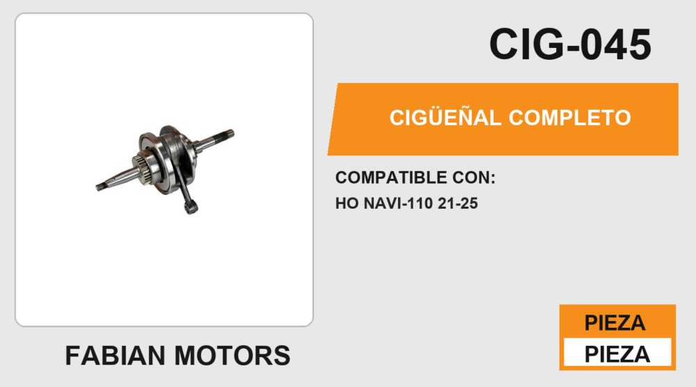 CIGÜEÑAL COMPLETO