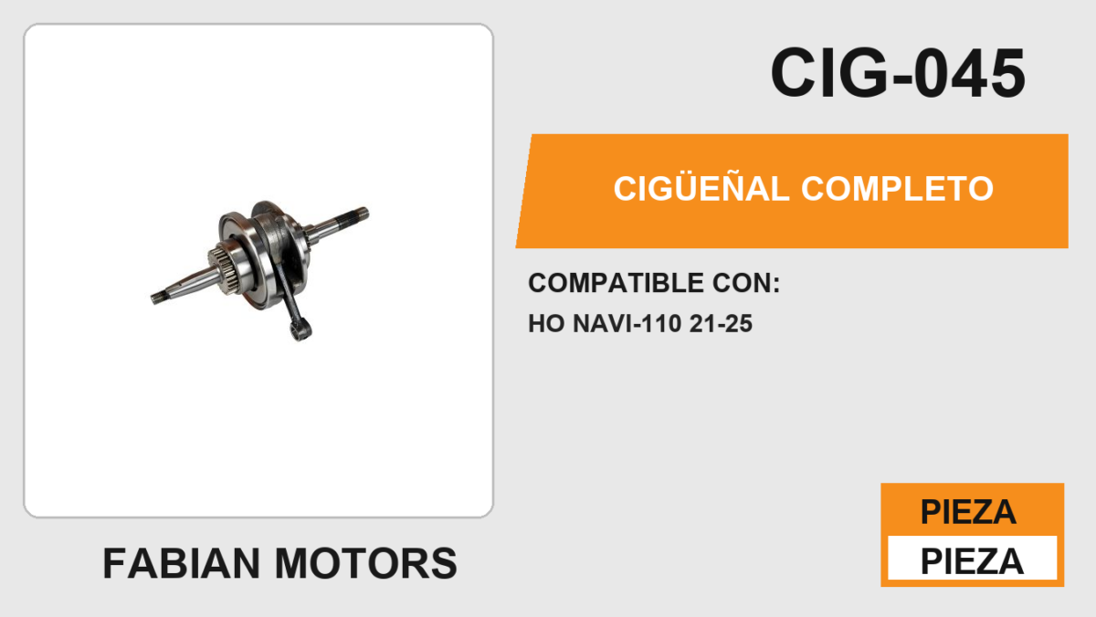 CIGÜEÑAL COMPLETO