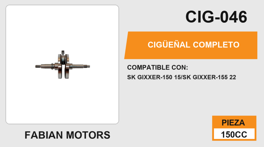 CIGÜEÑAL COMPLETO