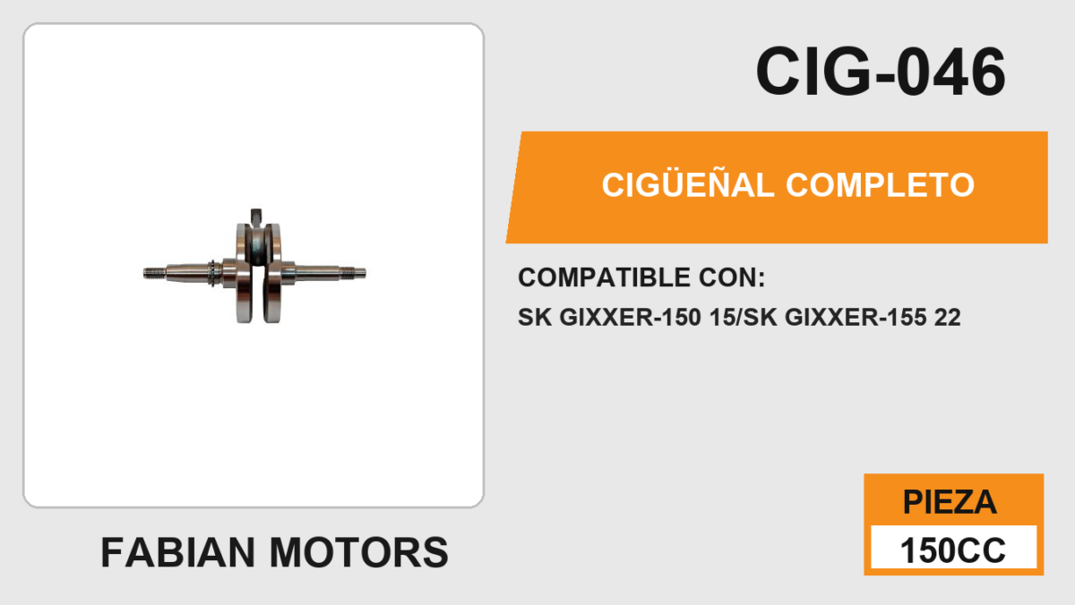 CIGÜEÑAL COMPLETO