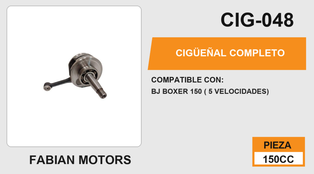 CIGÜEÑAL COMPLETO