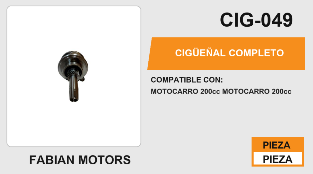 CIGÜEÑAL COMPLETO