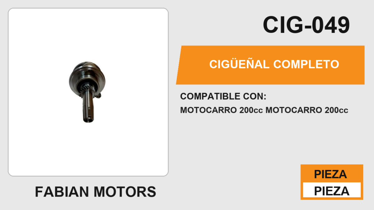 CIGÜEÑAL COMPLETO
