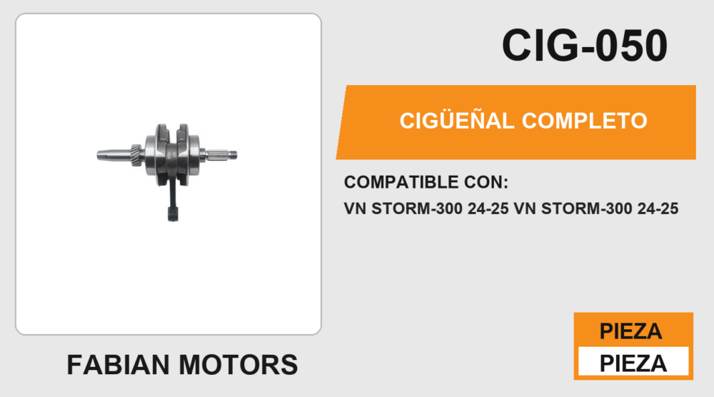 CIGÜEÑAL COMPLETO