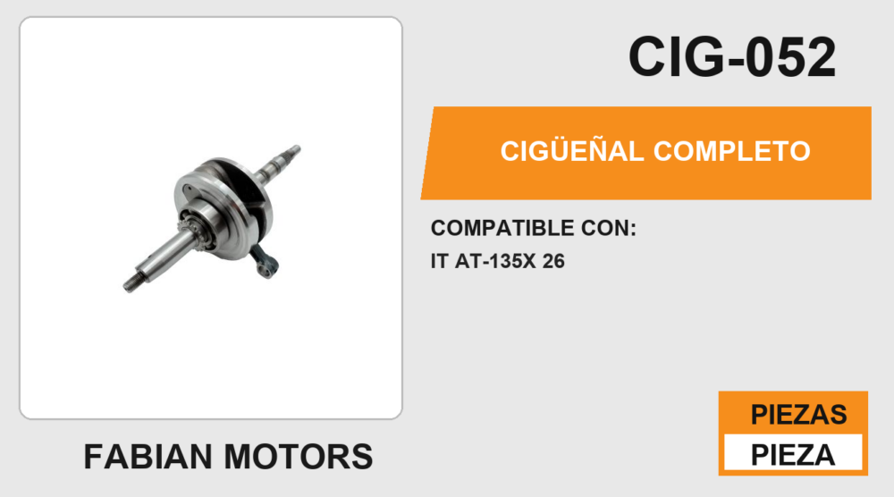 CIGÜEÑAL COMPLETO