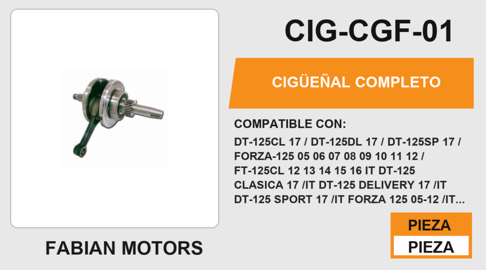 CIGÜEÑAL COMPLETO