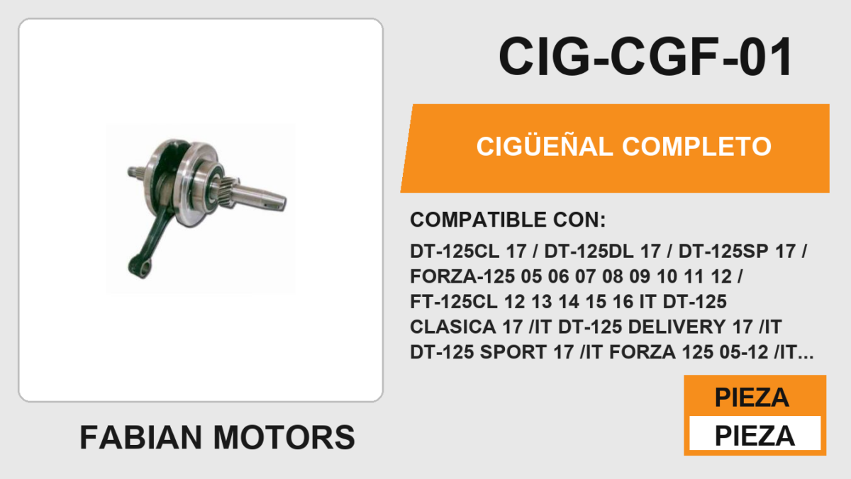 CIGÜEÑAL COMPLETO