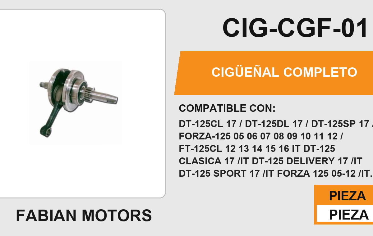 CIGÜEÑAL COMPLETO