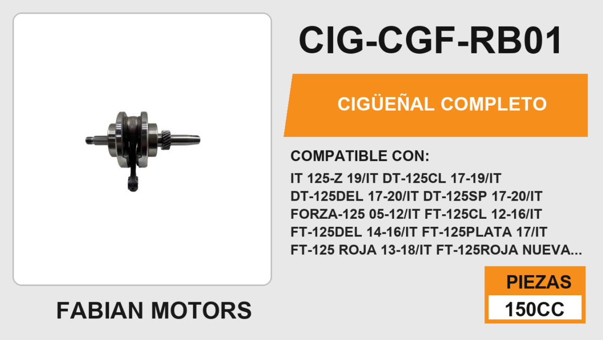 CIGÜEÑAL COMPLETO