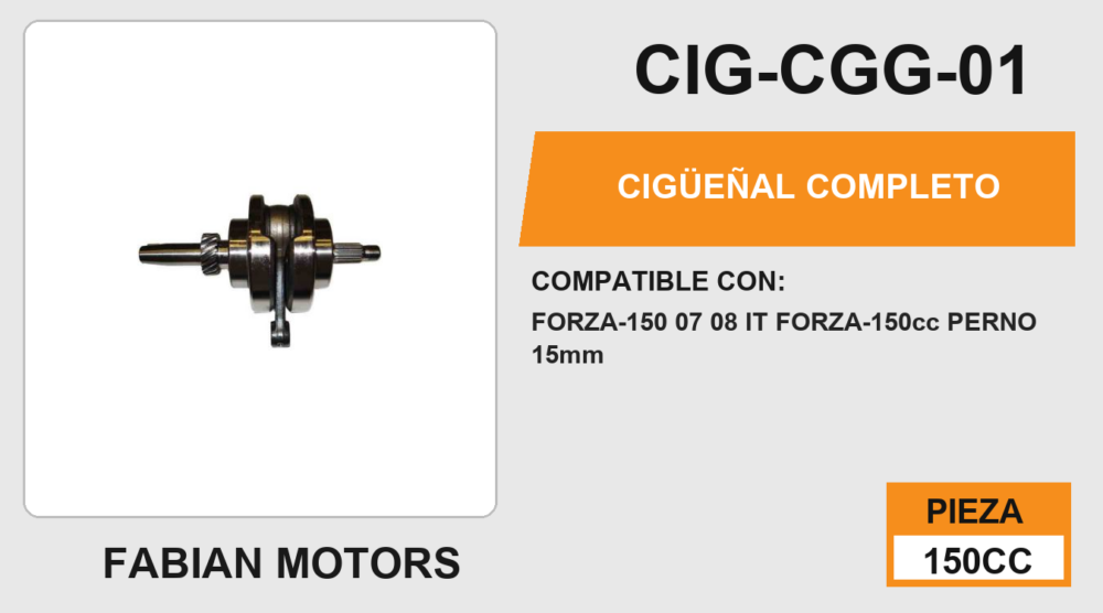 CIGÜEÑAL COMPLETO