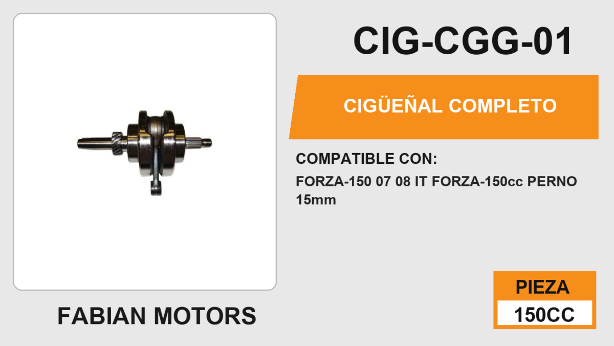 CIGÜEÑAL COMPLETO