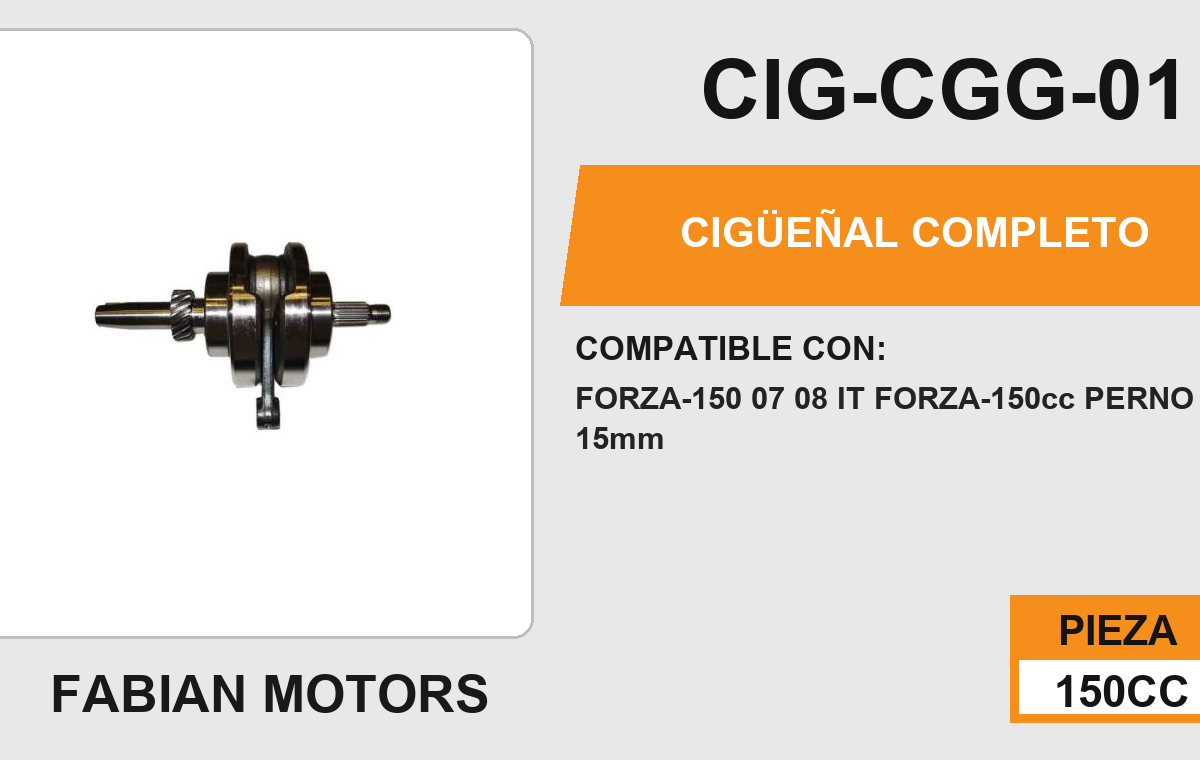 CIGÜEÑAL COMPLETO