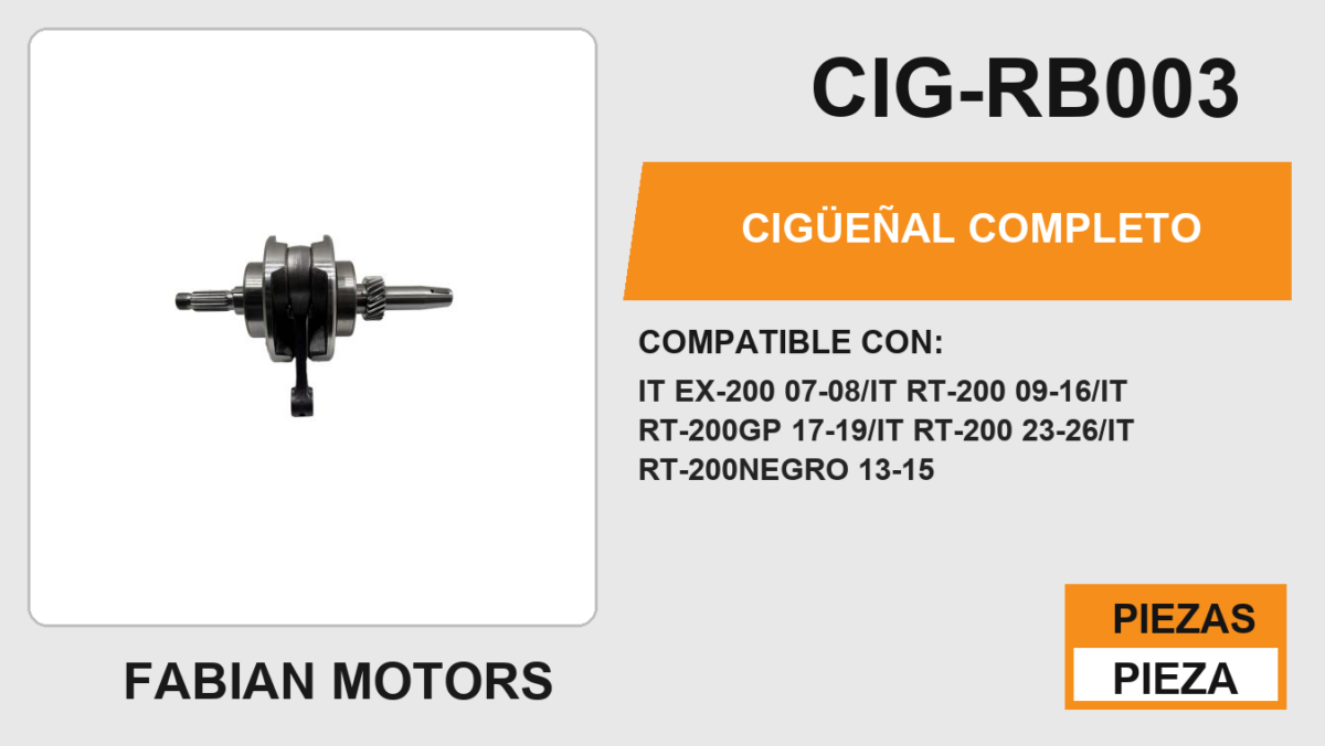 CIGÜEÑAL COMPLETO