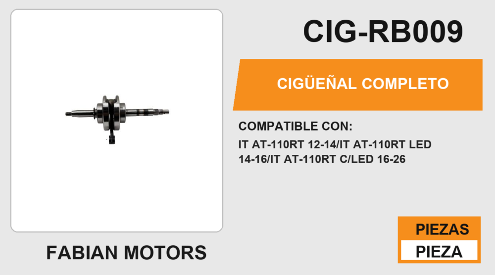 CIGÜEÑAL COMPLETO